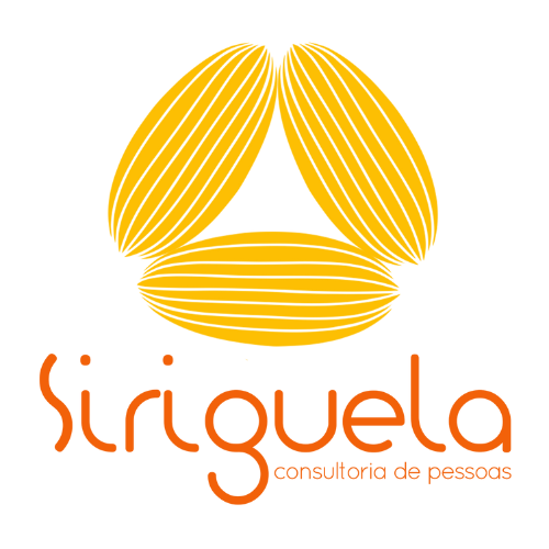 logo da antiga empresa em amarelo e laranja