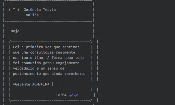 a tela do e-mail com algumas informações