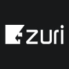 logo da empresa zuri no fundo preto